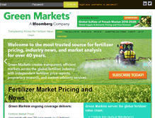 Tablet Screenshot of fertilizerpricing.com